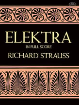 Elektra Orchestra Scores/Parts sheet music cover